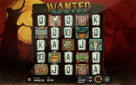 Wanted Dead Or A Wild Slot Review .